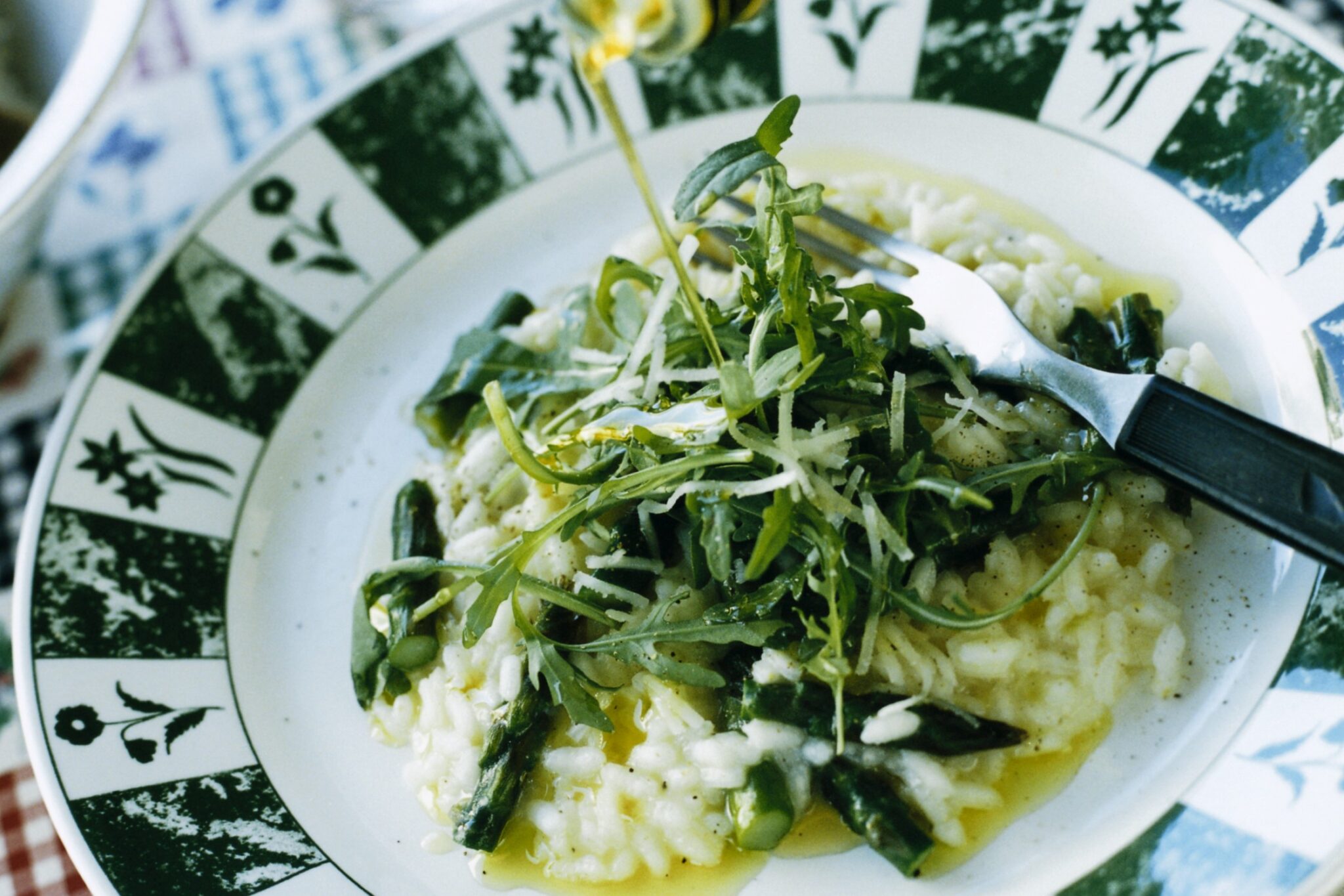 Risotto Med Rucola Och Sparris Recept Zeta