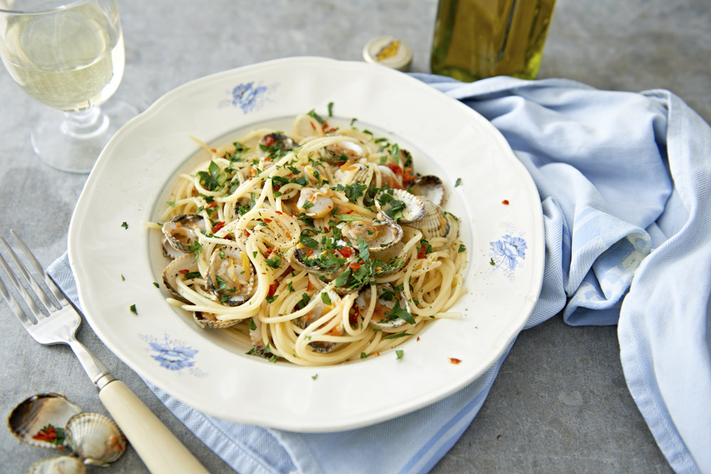 Recept för Pasta, Pasta med fisk och skaldjur - Zeta